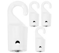 COOPHYA Window Blind Wand Hook Replacement Set 4Pcs Plastic Vertical Blind Connectors for Curtain Rod Maintenance