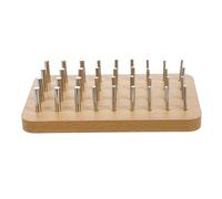 COOPHYA Wooden Hand Rehabilitation Peg Board for Dexterity and Problem-Solving Skills in Occupational Therapy Use