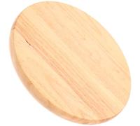 COOPHYA Wooden Stool Board Round Stool Seating Part Scratch Prevention Comfortable Seating Round Shape Delicate Style Beautiful Wood Grain Replacement
