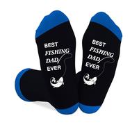 Coopyin Fathers Day Fishing Gifts for Dad Christmas Birthday Stocking Stuffers Valentines Retirement New Years Thank You Best Gift Ideas Dad Fishing Gifts Unique Sentimental Fish Socks