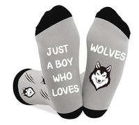 Coopyin Wolf Gifts for Men and Boys Funny Wolf Lovers Themed Socks Accessories Presents Christmas Birthday Stocking Stuffers Xmas Fathers Day Valentines Graduation Gift for Him