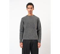 Coor Hairy Alpaca-Blend Crewneck Sweater - Melange Grey - Grey / XL