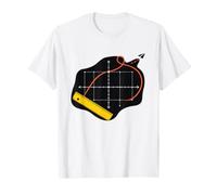 Coordinate Plane Math Teacher Geometry Paper Airplane T-Shirt