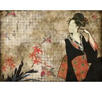 Coordonne Mural Geisha Graffiti 8000036
