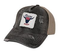 Coors Banquet Rodeo Trucker Hat Blue, Black, One size