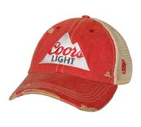 Coors Light Logo Red Colorway Trucker Hat, Red, One size