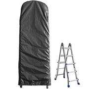 COOSOO Folding Ladder Cover Waterproof Dustproof Protective Case Polyester Fabric with Drawstring for 6-Step Ladders Black 50x6.5x195cm
