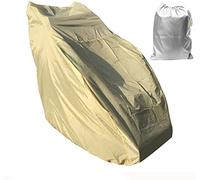 COOSOO Full Body Shiatsu Massage Chair Protector - Waterproof & Dustproof, Universal Zero Gravity Single Recliner Chair Cover - Folding with Zipper (160 x 100 x 140cm/63 x 39 x 55inch, Beige)