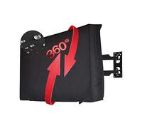 COOSOO Outdoor TV Cover Television Cover Waterproof Universal Protector for LCD LED Plasma Television Sets Compatible with Standard Mounts Stands Built In Remote Controller Storage (36"-38")