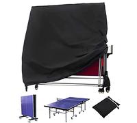 COOSOO Table Tennis Table Cover Outdoor Indoor Waterproof Ping Pong Table Cover 420D Heavy-Duty Oxford Fabric Windproof Dustproof Anti-UV protection (420D)