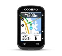 COOSPO Color Touchscreen GPS Bike Computer CS600, Wireless IP67 Waterproof Cycling GPS Speedometer with Bluetooth/ANT+, Backlight Route Navigation, Support Bike Radar & 36H Battery Life