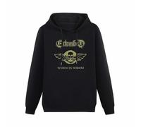 COOSRETRO Hoody Nerd Entombed Long Sleeve Sweatshirts M Black