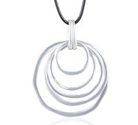 COOSTUFF ANNA Womens Multilayer Pendant Necklaces Vintage Jewelry Fashion Long Sweater Necklace for Woman, L, Wood, not-applicable