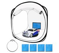 CooTentler Pop Up Paint Booth 43x43x43cm Portable Airbrush Spray Tent with Mesh Door and Mesh Window for Models, Furniture, Auto Parts and Other Items Painting Works