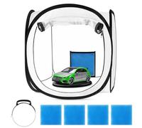 CooTentler Pop Up Paint Booth 43x43x43cm Portable Airbrush Spray Tent with Mesh Door and Mesh Window for Models, Furniture, Auto Parts and Other Items Painting Works