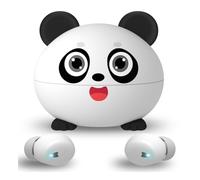 COOTIMOCK Wireless Earbuds for Kids, Built with Mic, 85dB Safe Volume, Light Weight, Bluetooth 5.3, IPX6 Waterproof, Passive Noise Cancelling, Girls Boys Teen Earbuds for School Travel, Panda