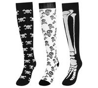CooTooLa Halloween Compression Socks for Women Men Support Socks Flight Knee High Sock for Athletic Runing Sports Cycing Travel