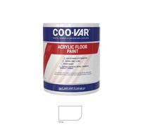 Coovar Acrylic Floor Paint - White - 1 Litre