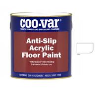 CooVar Anti Slip Acrylic Floor Paint - Clear - 5 Litre