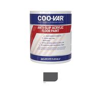 Coovar Anti Slip Acrylic Floor Paint - Grey - 5 Litre