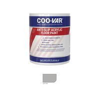 Coovar Anti Slip Acrylic Floor Paint - Light Grey - 2.5 Litre