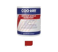 Coovar Anti Slip Acrylic Floor Paint - Red - 5 Litre