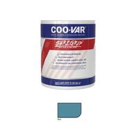 Coo-Var SureGrip Non Slip Anti Slip Floor Paint for Concrete, Metal & Wood (5 Litre, Blue)