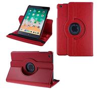 COOVY® 2.0 Case for Apple iPad Mini 1/2/3 360° Rotation Smart Cover Case Stand Auto Alarm Clock/Sleep Red