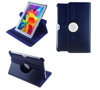 COOVY® 2.0 Case for Samsung Galaxy Tab 10.1 N GT-P7500 GT-P7501 GT-P7510 GT-P7511, Tab 2 10.1 P5100 P5110 360° Rotation Smart Cover Case Stand | Dark Blue