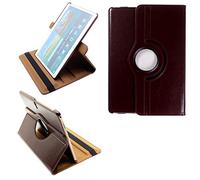 COOVY® 2.0 Case for Samsung Galaxy Tab S 10.5 SM-T800 SM-T801 SM-T805 360° Rotation Smart Cover Case Stand Auto Wake/Sleep | Brown