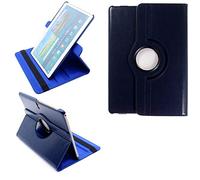 COOVY® 2.0 Case for Samsung Galaxy Tab S 10.5 SM-T800 SM-T801 SM-T805 360° Rotation Smart Cover Case Stand Auto Wake/Sleep | Dark Blue
