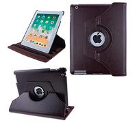 COOVY® 2.0 Protective Case for Apple iPad 2/3/4 360° Rotation Smart Cover Case Stand Auto Wake/Sleep | Brown