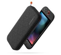 COOWPS Slim Switch 2 Case for Nintendo Switch 2 (2025), Odorless Felt Portable Full Protection Hard Shell Soft Lining Carrying Case with 8 for Switch 2 Games Card Slots, for Travel Storage, Black