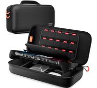 COOWPS Switch 2 Case for Nintendo Switch 2 (2025), Compatible with SUPCASE/Mumba Grip Case, Portable Full Protection Travel Bag Holds Power Bank, 15 Game Cards, Charge Adapter Accessories