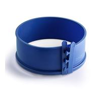 coox Springform Cake Tin with Porcelain Base Diameter 18 cm in Blue, Bake and Serve Directly on the Porcelain Plate and Cut, No Transfer Required