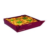 coox Wunderform Basic MQ in Dark red, The First Foldable Baking Dish, Space-Saving Silicone Baking and Casserole Dish, BPA-Free
