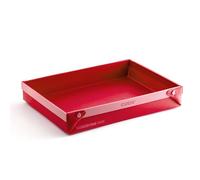 coox Wunderform Frame LQ in Red: The First Foldable Silicone Loaf Tin for Unlimited Baking Creations - Perfect for Cakes, Breads and Casseroles
