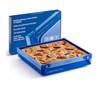 coox Wunderform Frame MQ in Blue: The First Foldable Silicone Loaf Tin for Unlimited Baking Creations - Perfect for Cakes, Breads and Casseroles