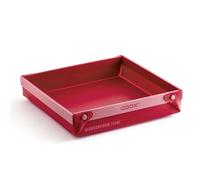 coox Wunderform Frame MQ in Red: The First Foldable Silicone Loaf Tin for Unlimited Baking Creations - Perfect for Cakes, Breads and Casseroles