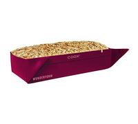 coox Wunderform L in Dark red, The First Foldable loaf tin, Space-Saving Silicone Baking Mould, BPA-Free