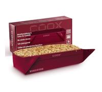 coox Wunderform L in Dark red, The First Foldable loaf tin, Space-Saving Silicone Baking Mould, BPA-Free