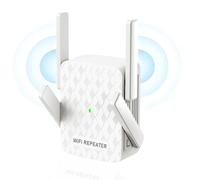 COOYA WiFi Extender, 2024 Fastest Wi-Fi Booster, Internet Wireless Repeater for Home Coverage up to 10000sq.ft and 35 Devices, 1200Mbps WIFI Booster with Ethernet Port, Dual Band 2.4G/5G, 4 Antennas