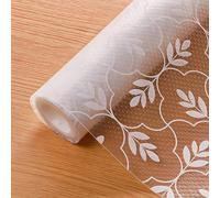 Cooyes Shelf Liner Drawer Liners, Shelf Liners for Kitchen Cabinets, Non-Adhesive Cabinet Liner, EVA Waterproof Non-Slip Refrigerator Liners for Kitchen Drawers (transparent, 11.8 in x 9.9ft)