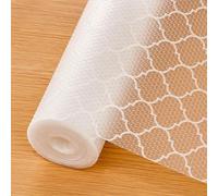 Cooyes Shelf Liner for Kitchen Cabinets - Non-Adhesive Waterproof Drawer Liner - Durable EVA Material Easy-to-Cut Shelf Paper for Refrigerator, Cupboard, Dresser with Modern Pattern (17.7"W x 78.7"L)