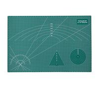 COOZEE A1 Self Healing Cutting Mat, 61x91cm Cutting Mats for Sewing, Double-Sided 5-Ply Fabric Cutting Board for Crafting, Quilting and Sewing Projects, Green