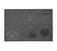 COOZEE A1 Self Healing Cutting Mat, 61x91cm Cutting Mats for Sewing, Double-Sided 5-Ply Fabric Cutting Board for Crafting, Quilting and Sewing Projects, Black