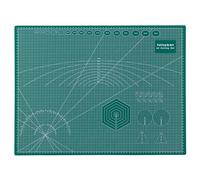 COOZEE Cutting Mat A2, 45 x 60 cm, 5-Layer Self-Healing Cutting Mat, Craft Mat, Cut Resistant, Craft Mat, Desk Mat and Cutting Mat for Sewing, Green