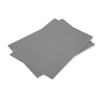 COOZEE Soft Linoleum Carving Block, Linocut Block for Printmaking, 23cm by 30cm, Grey, 2-Pack