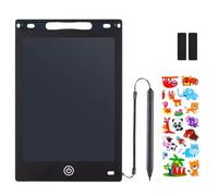 Coozlon LCD Writing Tablet for Kids, 8.5 Inch Erasable LCD Drawing Tablet for Kids with Lock Function Drawing Board for Doodle Drawing and Memo Lists,Free Animal Cartoon Stickers, Ebony