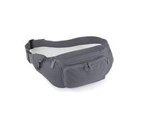COOZO Adjustable Webbing Belt Easy Care Multiple Pockets Belt Bag - Graphite Grey - One Size